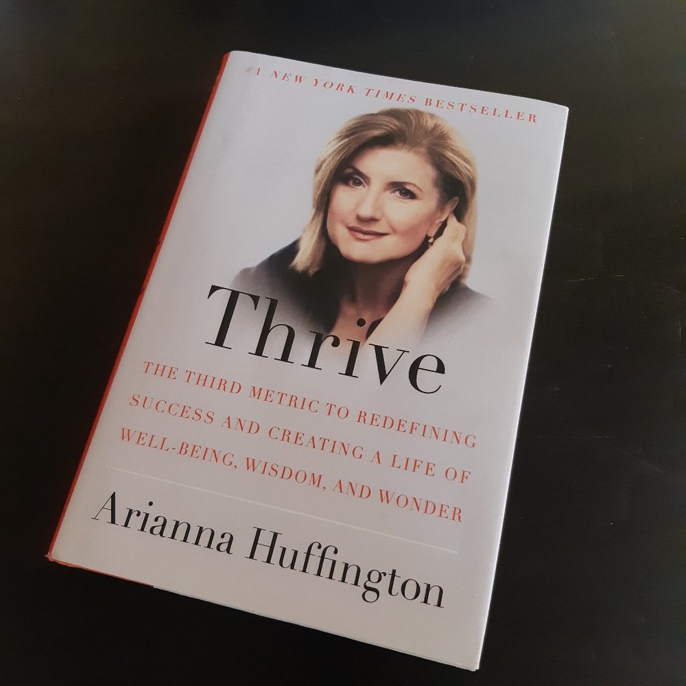 *New copy* of Thrive hard cover book by Arianna Huffington